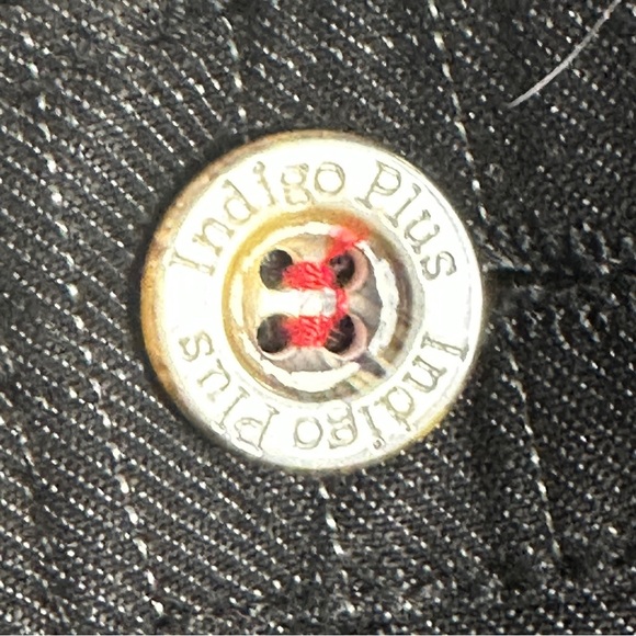 Indigo Plus men's windowpane ankle fit trousers, size 32, hipster, NWT - Picture 2 of 14